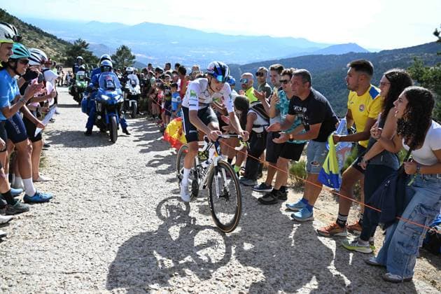 13-09-2025 Vuelta A Espana; Tappa 20 Robledo De Chavela - Bola Del Mundo; 2025, Red Bull - Bora Hansgrohe; Pellizzari, Giulio; Bola Del Mundo; 