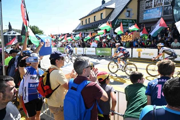 13-09-2025 Vuelta A Espana; Tappa 20 Robledo De Chavela - Bola Del Mundo; Puerto De Navacerrada; 
