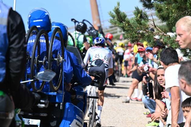 13-09-2025 Vuelta A Espana; Tappa 20 Robledo De Chavela - Bola Del Mundo; 2025, Red Bull - Bora Hansgrohe; Pellizzari, Giulio; Bola Del Mundo; 