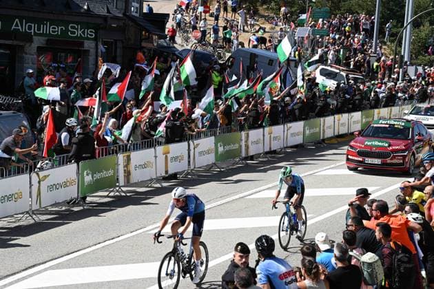 13-09-2025 Vuelta A Espana; Tappa 20 Robledo De Chavela - Bola Del Mundo; 2025, Israel - Premier Tech; Frigo, Marco; Puerto De Navacerrada; 