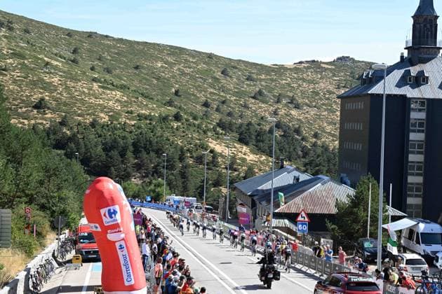 13-09-2025 Vuelta A Espana; Tappa 20 Robledo De Chavela - Bola Del Mundo; Puerto De Navacerrada; 