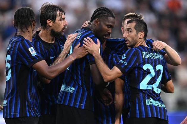 Db Torino 13 09 2025 - campionato di calcio serie A Juventus-inter foto Daniele Buffa Image nella foto: esultanza gol Marcus Thuram 