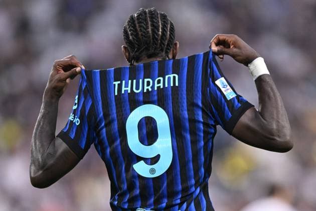 Db Torino 13 09 2025 - campionato di calcio serie A Juventus-inter foto Daniele Buffa Image nella foto: esultanza gol Marcus Thuram 