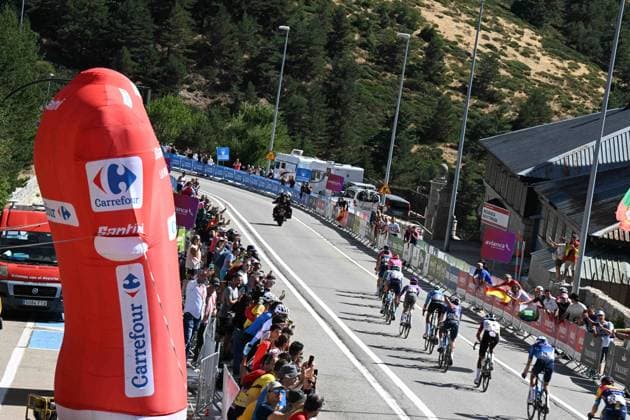 13-09-2025 Vuelta A Espana; Tappa 20 Robledo De Chavela - Bola Del Mundo; Puerto De Navacerrada; 