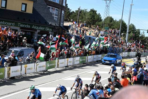 13-09-2025 Vuelta A Espana; Tappa 20 Robledo De Chavela - Bola Del Mundo; Puerto De Navacerrada; 