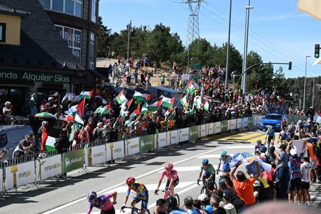 13-09-2025 Vuelta A Espana; Tappa 20 Robledo De Chavela - Bola Del Mundo; Puerto De Navacerrada; 