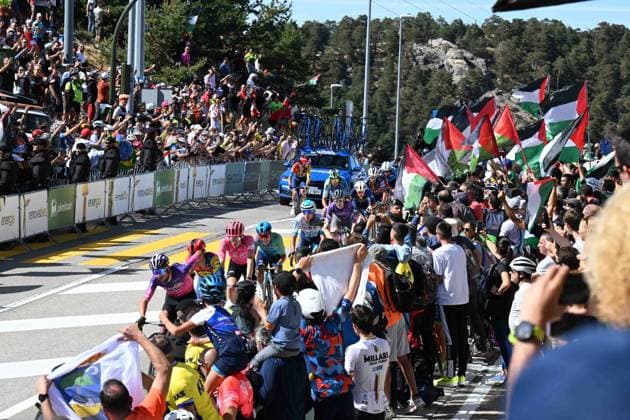 13-09-2025 Vuelta A Espana; Tappa 20 Robledo De Chavela - Bola Del Mundo; Puerto De Navacerrada; 