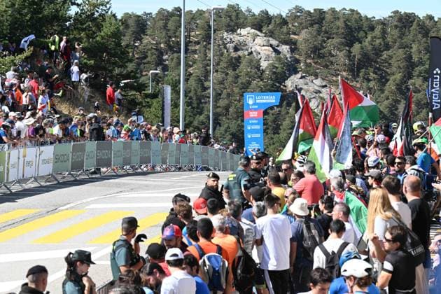 13-09-2025 Vuelta A Espana; Tappa 20 Robledo De Chavela - Bola Del Mundo; Puerto De Navacerrada; 