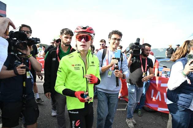 13-09-2025 Vuelta A Espana; Tappa 20 Robledo De Chavela - Bola Del Mundo; 2025, Visma - Lease A Bike; Vingegaard, Jonas; Puerto De Navacerrada; 