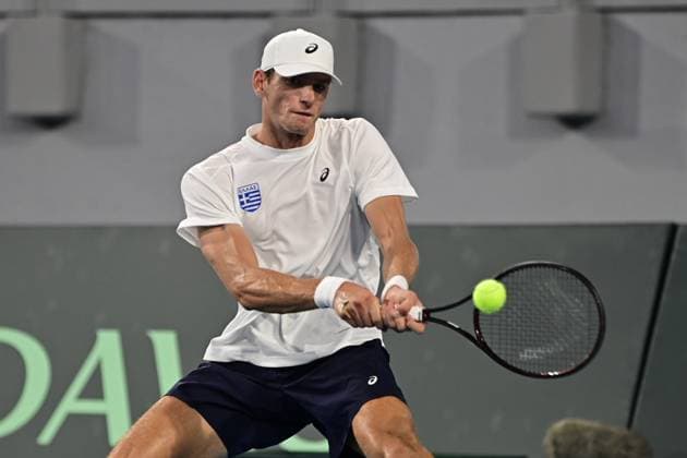Tennis, Davis Cup, Greece - Brazil