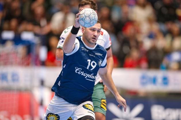 13 09 2025, Handball, HBL, Bergischer HC TSV GWD Minden, Unihalle Wuppertal Tomas Babak BHC 19 North Rhine-Westphalia Germany