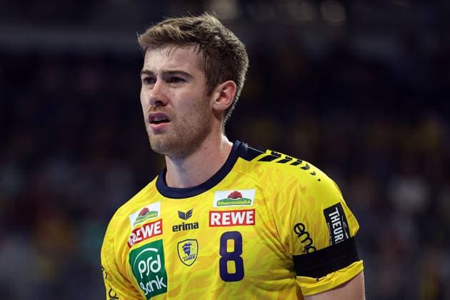 13 09 2025, xrekx, Handball Daikin HBL, Rhein Neckar Loewen ThSV Eisenach v l Tim Nothdurft Rhein Necker Loewen DFL DFB REGULATIONS PROHIBIT ANY USE OF PHOTOGRAPHS as IMAGE SEQUENCES and or QUASI VIDEO Mannheim
