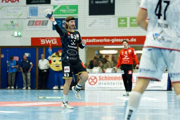 Julius Rose HSG Krefeld Niederrhein, 63 TV 05 07 Huettenberg vs HSG Krefeld Niederrhein, Handball, 2 Handball Bundesliga, 03 Matchday, Season 2025 2026, 13 09 25 TV 05 07 Huettenberg vs HSG Krefeld Niederrhein, Handball, 2 Handball Bundesliga, 03 Matchday, Season 2025 2026, 13 09 25 Huettenberg Copyright: xEibner-Pressefoto JoergxHeinrichx EP_JHR