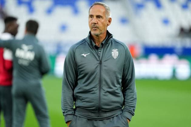 AJ Auxerre v AS Monaco - Ligue 1 McDonald s 2025 2026 Adi HUTTER (Entraineur Monaco ASM) during the Ligue 1 McDonald s match between Auxerre and Monaco at Stade Abbe Deschamps on September 13, 2025 in Auxerre, France. Auxerre France  Copyright: xFEPx 776348121