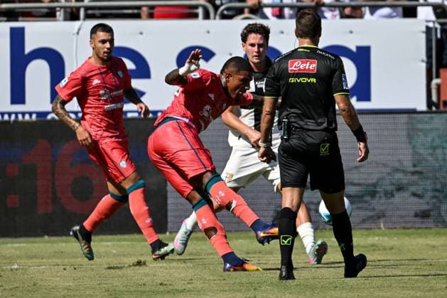 CALCIO - Serie A - Cagliari Calcio vs Parma Calcio Michael Folorunsho of Cagliari Calcio during Cagliari Calcio vs Parma Calcio, Italian soccer Serie A match in Cagliari, Italy, September 13 2025 Cagliari Italy  Copyright: xIPAxSport ABACAx