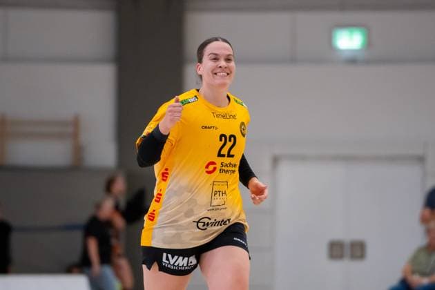 Handball I Women I Season 2025 2026 I 2 Bundesliga I 3 Matchday I VfL Waiblingen HC Rödertal I 13 09 2025 Bo Decker 22, HC Rödertal looks forward to Waiblingen Rundsporthalle Baden Württemberg Germany Copyright: xLobeca MaxxPetershansx