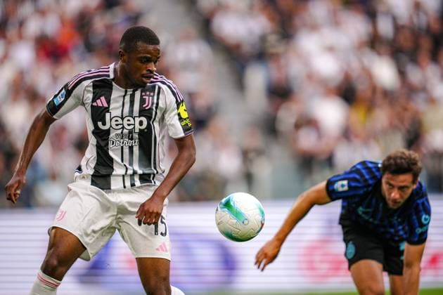 Juventus Pierre Kalulu during the Serie A soccer match between Juventus and Inter at the Allianz Stadium in Turin, north west Italy - Saturday, Septermber 13, 2025. - Soccer .  Copyright: xMarcoxAlpozzi LaPressex