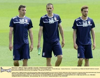 Football, EURO 2012, Leonardo Bonucci remains in Italy's Euro squad despite investigation