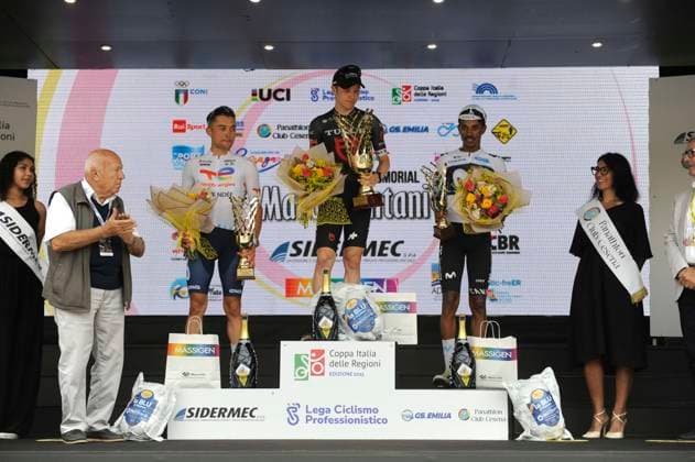 13-09-2025 Memorial Pantani; 2025, Tudor; 2025, Totalenergies; 2025, Movistar; Storer, Michale; Delettre, Alexandre; Tesfatsion, Natael; Buda, Pino; Amici, Elisa; Cesenatico; 