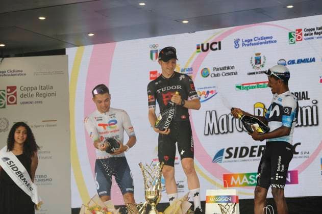 13-09-2025 Memorial Pantani; 2025, Tudor; 2025, Totalenergies; 2025, Movistar; Storer, Michale; Delettre, Alexandre; Tesfatsion, Natael; Cesenatico; 