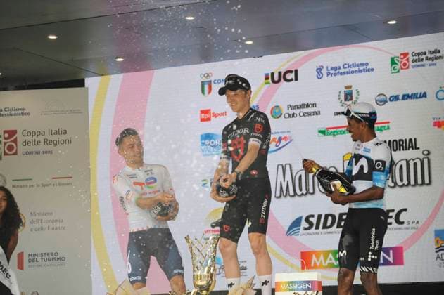13-09-2025 Memorial Pantani; 2025, Tudor; 2025, Totalenergies; 2025, Movistar; Storer, Michale; Delettre, Alexandre; Tesfatsion, Natael; Cesenatico; 