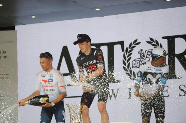 13-09-2025 Memorial Pantani; 2025, Tudor; 2025, Totalenergies; 2025, Movistar; Storer, Michale; Delettre, Alexandre; Tesfatsion, Natael; Cesenatico; 