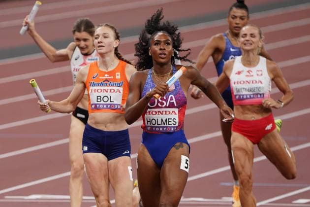 WM 2025 Tokio, World Athletics, Leichtathletik, athletics, Track and Field, World athletics Championships 2025 Tokyo , Leichtathletik WM 2025 Tokyo 13.09-21.09.2025, Tokyo Japan Mixedstaffel Mixed Relay, USA, *** World Championships 2025 Tokyo, World Athletics, athletics, athletics, Track and Field, World athletics Championships 2025 Tokyo, World Athletics Championships 2025 Tokyo 13 09 21 09 2025, Tokyo Japan Mixed Relay Mixed Relay, USA,
