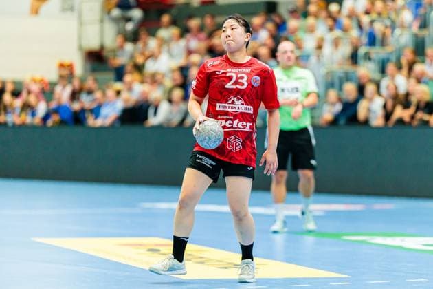 Natsuki Aizawa Thueringer HC, 23 GER, HSG Blomberg Lippe vs Thueringer HC, , Matchday 3, Season 2025 2026, 13 09 2025 GER, HSG Blomberg Lippe vs Thueringer HC, , Matchday 3, Season 2025 2026, 13 09 2025 Blomberg Copyright: xEibner-Pressefoto JanxRollingerx EP_JSK