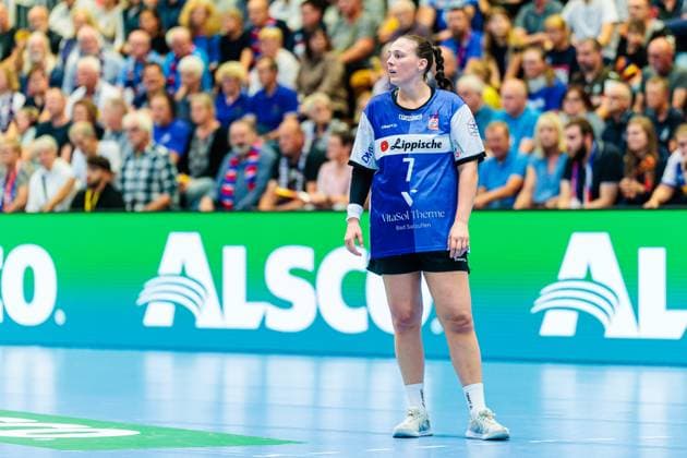 Diana Magnusdottir HSG Blomberg Lippe, 07 GER, HSG Blomberg Lippe vs Thueringer HC, , 3 Matchday, Season 2025 2026, 13 09 2025 GER, HSG Blomberg Lippe vs Thueringer HC, , 3 Matchday, Season 2025 2026, 13 09 2025 Blomberg Copyright: xEibner-Pressefoto JanxRollingerx EP_JSK
