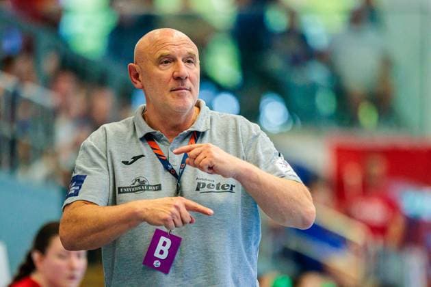 Hebert Mueller Thueringer HC, coach gestures GER, HSG Blomberg Lippe vs Thueringer HC, , Matchday 3, Season 2025 2026, 13 09 2025 GER, HSG Blomberg Lippe vs Thueringer HC, , Matchday 3, Season 2025 2026, 13 09 2025 Blomberg Copyright: xEibner-Pressefoto JanxRollingerx EP_JSK