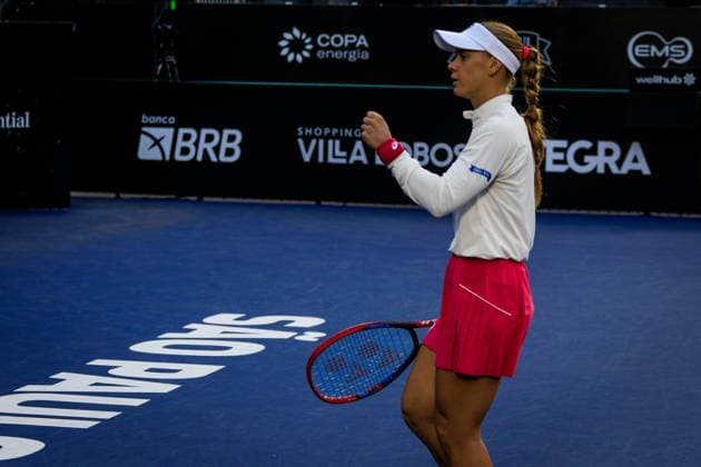 WTA, Tennis Damen 250 SP OPEN SaO PAULO, SP - 13.09.2025: WTA 250 SP OPEN - The first edition of the SP Open, a WTA 250 series tournament played on hard courts, will take place at Villa-Lobos Park, in the west zone of Sao Paulo. The event marks Sao Paulo& 39;s return to the official WTA calendar after 25 years and is the largest women& 39;s tournament in Brazil since 2016. In addition to the sporting competitions with 32 players in the singles and 16 doubles draws. In the photo, the runner-up tennis player, Laura Pigossi (BRA), at the SP Open this Saturday (13). (Photo: Aloisio Mauricio Fotoarena) x2806336x  AloisioxMauricio