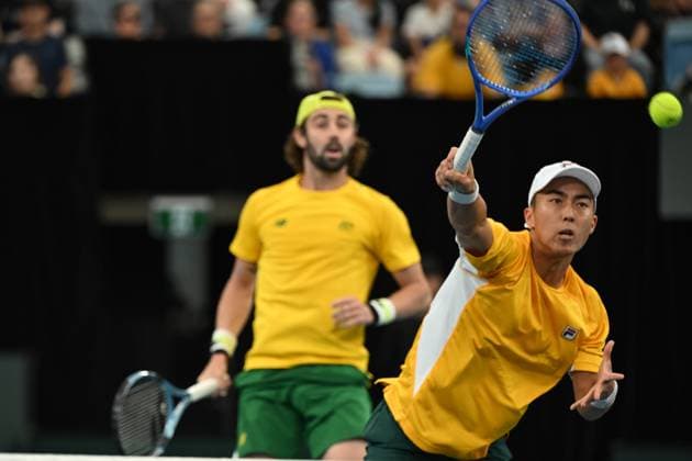 Tennis, Davis Cup, Australia - Belgium