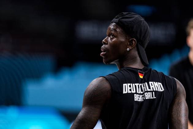 FIBA EuroBasket 2025 Germany Final training 14 09 2025 Dennis Schröder Germany, 17 FIBA EuroBasket 2025 Germany Final training Riga, Arena Riga on 14 09 2025 Copyright: xBEAUTIFULxSPORTS Wunderlx