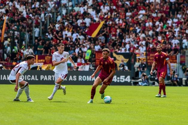 CALCIO - Serie A - AS Roma vs Torino FC Neil El Aynaoui of AS Roma during AS Roma vs Torino FC, Italian soccer Serie A match in Rome, Italy, September 14 2025 Rome Italy  Copyright: xIPAxSport ABACAx
