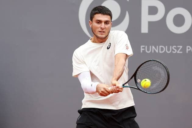 SZCZECIN, 14.09.2025 FINAL TURNIEJU TENISA ZIEMNEGO ATP, Tennis Herren CHALLENGER - FINAL ATP CHALLENGER INVEST IN SZCZECIN OPEN 2025 NZ PABLO LLAMAS RUIZ FOT. KRZYSZTOF CICHOMSKI NEWSPIX.PL --- newspix.pl 