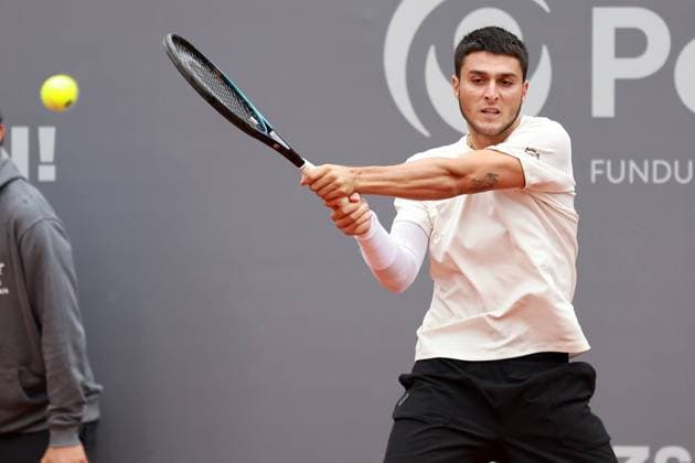 SZCZECIN, 14.09.2025 FINAL TURNIEJU TENISA ZIEMNEGO ATP, Tennis Herren CHALLENGER - FINAL ATP CHALLENGER INVEST IN SZCZECIN OPEN 2025 NZ PABLO LLAMAS RUIZ FOT. KRZYSZTOF CICHOMSKI NEWSPIX.PL --- newspix.pl 