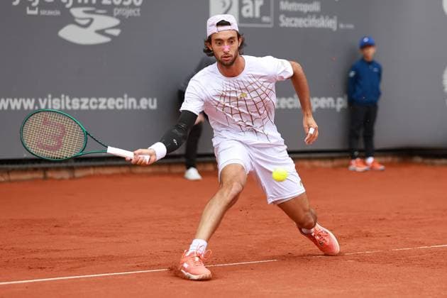 SZCZECIN, 14.09.2025 FINAL TURNIEJU TENISA ZIEMNEGO ATP, Tennis Herren CHALLENGER - FINAL ATP CHALLENGER INVEST IN SZCZECIN OPEN 2025 NZ THIAGO AGUSTIN TIRANTE FOT. KRZYSZTOF CICHOMSKI NEWSPIX.PL --- newspix.pl 