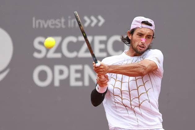 SZCZECIN, 14.09.2025 FINAL TURNIEJU TENISA ZIEMNEGO ATP, Tennis Herren CHALLENGER - FINAL ATP CHALLENGER INVEST IN SZCZECIN OPEN 2025 NZ THIAGO AGUSTIN TIRANTE FOT. KRZYSZTOF CICHOMSKI NEWSPIX.PL --- newspix.pl 