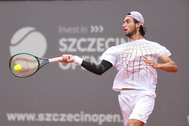 SZCZECIN, 14.09.2025 FINAL TURNIEJU TENISA ZIEMNEGO ATP, Tennis Herren CHALLENGER - FINAL ATP CHALLENGER INVEST IN SZCZECIN OPEN 2025 NZ THIAGO AGUSTIN TIRANTE FOT. KRZYSZTOF CICHOMSKI NEWSPIX.PL --- newspix.pl 