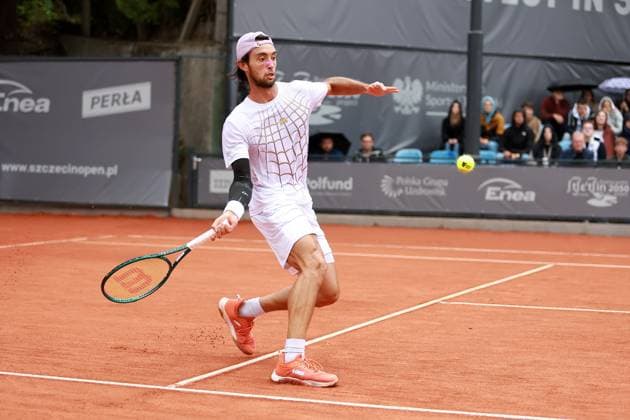 SZCZECIN, 14.09.2025 FINAL TURNIEJU TENISA ZIEMNEGO ATP, Tennis Herren CHALLENGER - FINAL ATP CHALLENGER INVEST IN SZCZECIN OPEN 2025 NZ THIAGO AGUSTIN TIRANTE FOT. KRZYSZTOF CICHOMSKI NEWSPIX.PL --- newspix.pl 