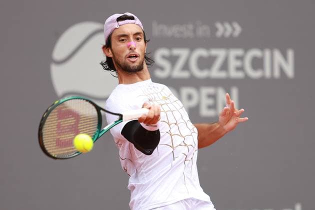 SZCZECIN, 14.09.2025 FINAL TURNIEJU TENISA ZIEMNEGO ATP, Tennis Herren CHALLENGER - FINAL ATP CHALLENGER INVEST IN SZCZECIN OPEN 2025 NZ THIAGO AGUSTIN TIRANTE FOT. KRZYSZTOF CICHOMSKI NEWSPIX.PL --- newspix.pl 