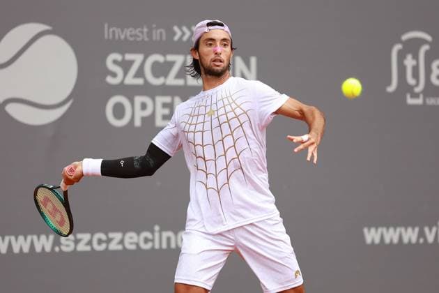 SZCZECIN, 14.09.2025 FINAL TURNIEJU TENISA ZIEMNEGO ATP, Tennis Herren CHALLENGER - FINAL ATP CHALLENGER INVEST IN SZCZECIN OPEN 2025 NZ THIAGO AGUSTIN TIRANTE FOT. KRZYSZTOF CICHOMSKI NEWSPIX.PL --- newspix.pl 
