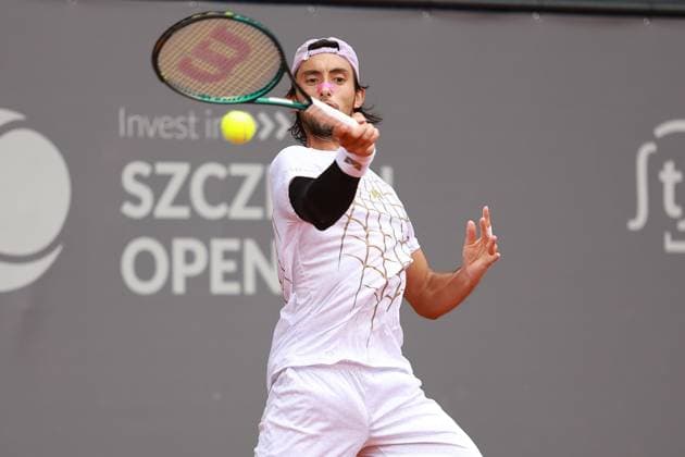 SZCZECIN, 14.09.2025 FINAL TURNIEJU TENISA ZIEMNEGO ATP, Tennis Herren CHALLENGER - FINAL ATP CHALLENGER INVEST IN SZCZECIN OPEN 2025 NZ THIAGO AGUSTIN TIRANTE FOT. KRZYSZTOF CICHOMSKI NEWSPIX.PL --- newspix.pl 