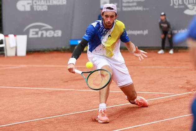 SZCZECIN, 14.09.2025 FINAL TURNIEJU TENISA ZIEMNEGO ATP, Tennis Herren CHALLENGER - FINAL ATP CHALLENGER INVEST IN SZCZECIN OPEN 2025 NZ THIAGO AGUSTIN TIRANTE FOT. KRZYSZTOF CICHOMSKI NEWSPIX.PL --- newspix.pl 