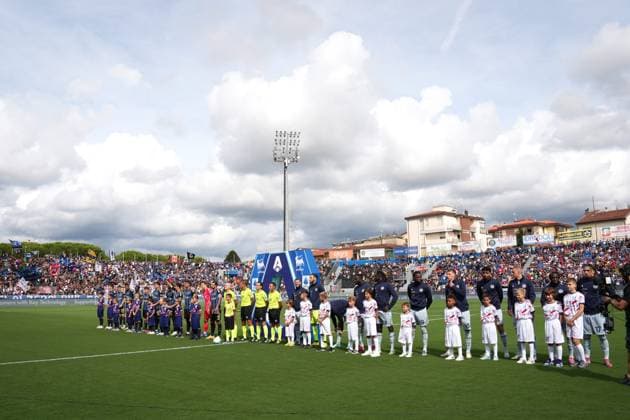 Line up during the Serie A soccer match between Pisa and Udinese at the Arena Garibaldi Romeo Anconetani Stadium in Pisa, north Italy - Sunday, September 14, 2025 -  Copyright: xMassimoxPaolone LaPressex