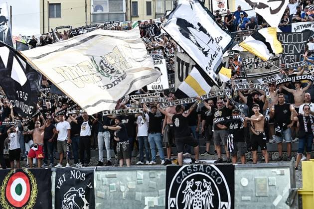Mp Pisa 14 09 2025 - campionato di calcio serie A Pisa-Udinese foto Matteo Papini Image nella foto: tifosi Udinese 