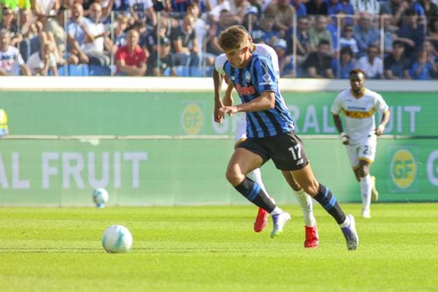 Charles De Ketelaere of Atalanta BC play the ball during Atalanta BC vs US Lecce, 3Â° Serie A Enilive 2025-26 game at New Balance stadium in Bergamo (BG), Italy, on September 14, 2025.  Copyright: xDavidexCasentini IPAxSportx xipa-agency.netx xx IPA_64845813 IPA_Agency_IPA64845813
