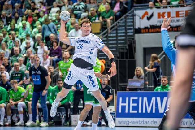 Handball Bundesliga HSG Wetzlar TBV Lemgo Lippe, 14 09 25 Joel Willecke TBV Lemgo Lippe, 24 , Handball Bundesliga HSG Wetzlar TBV Lemgo Lippe Wetzlar, 14 09 25 Copyright: xBEAUTIFULxSPORTS Roeczeyx