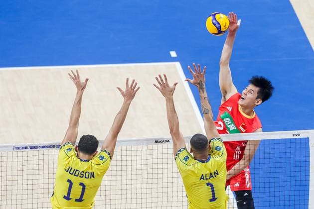 Volleyball, World Championship, Brazil - China