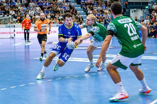 Daikin Handball Bundesliga, VfL Gummersbach Füchse Berlin 14 09 2025 João Gomes VfL Gummersbach, 3 , Daikin Handball Bundesliga, VfL Gummersbach Füchse Berlin 14 09 2025 Copyright: xBEAUTIFULxSPORTS Erlhofx